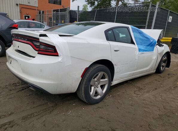 2C3CDXAG8KH513733 2019 DODGE CHARGER White Задня права чверть