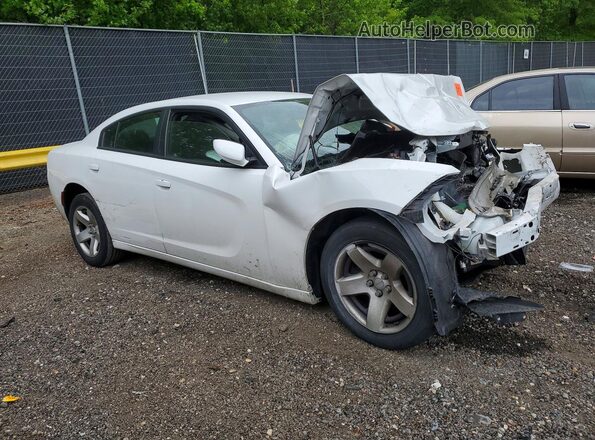 2C3CDXAG8KH513733 2019 DODGE CHARGER White Передня права чверть
