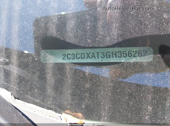 2C3CDXAT3GH356262 2016 DODGE CHARGER Black Вид підкапотного простору