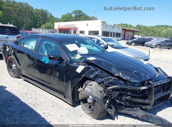 2C3CDXAT3GH356262 2016 DODGE CHARGER Black Вид задньої частини салону