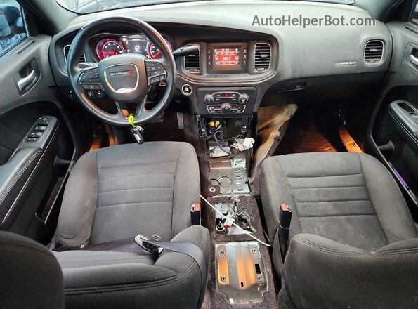 2C3CDXAT5HH632152 2017 DODGE CHARGER Black Dashboard view