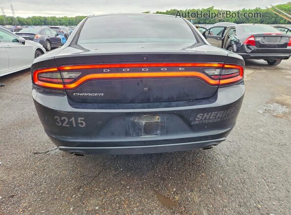 2C3CDXAT5HH632152 2017 DODGE CHARGER Black Rear view