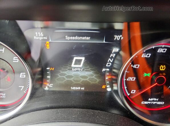 2C3CDXAT5HH632152 2017 DODGE CHARGER Black Instrument cluster view