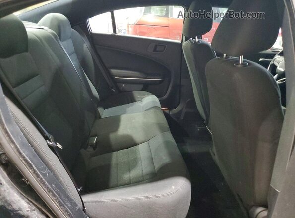 2C3CDXAT6KH645001 2019 DODGE CHARGER Black Вид задніх сидінь