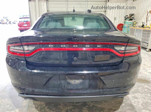 2C3CDXAT6KH645001 2019 DODGE CHARGER Black Вид ззаду