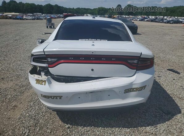 2C3CDXAT8KH558376 2019 DODGE CHARGER White Widok z tyłu