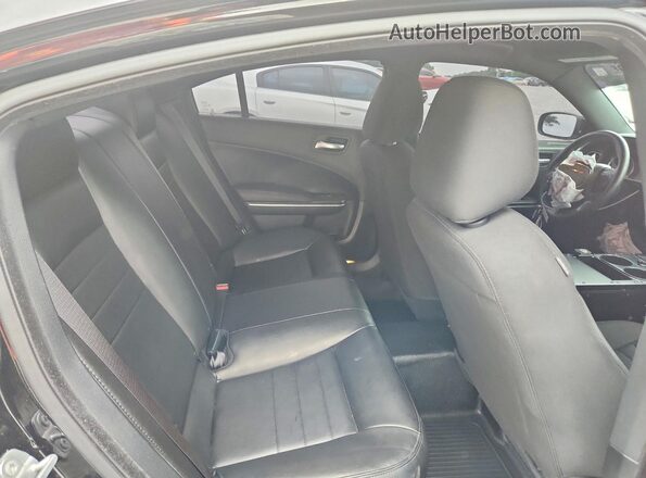 2C3CDXAT8MH527681 2021 DODGE CHARGER Black უკანა სავარძლების ხედი