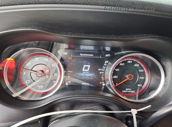 2C3CDXAT8MH527681 2021 DODGE CHARGER Black ხელსაწყოთა პანელის ხედი