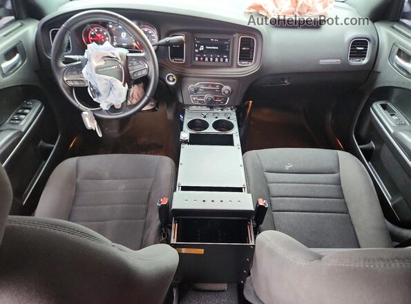 2C3CDXAT8MH527681 2021 DODGE CHARGER Black წინა პანელის ხედი