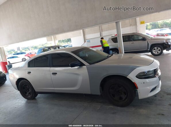 2C3CDXAT9GH262614 2016 DODGE CHARGER Белый Вид задней части салона