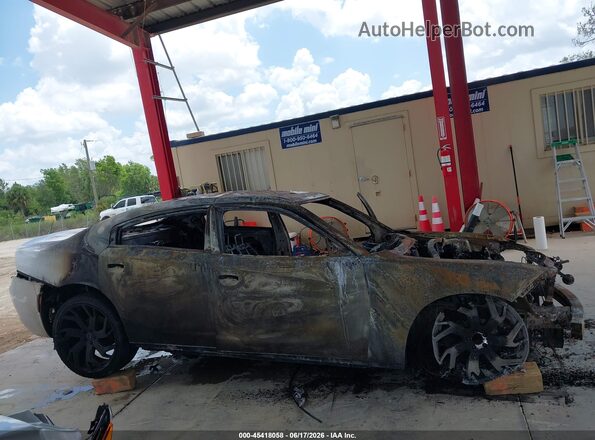 2C3CDXBG0GH123070 2016 DODGE CHARGER Белый Вид задней части салона