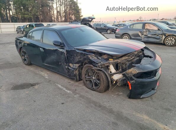 2C3CDXBG0KH664774 2019 DODGE CHARGER Black Передня права чверть