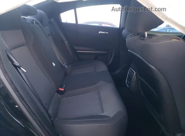 2C3CDXBG0KH664774 2019 DODGE CHARGER Black Вид задніх сидінь