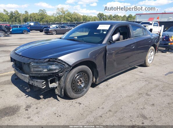 2C3CDXBG0KH717487 2019 DODGE CHARGER Gray Przód lewy