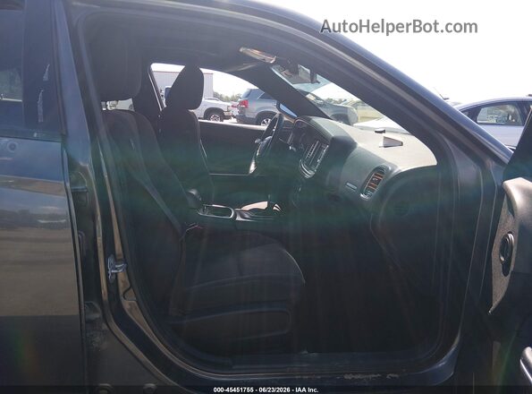 2C3CDXBG0KH717487 2019 DODGE CHARGER Gray Widok wnętrza z przodu