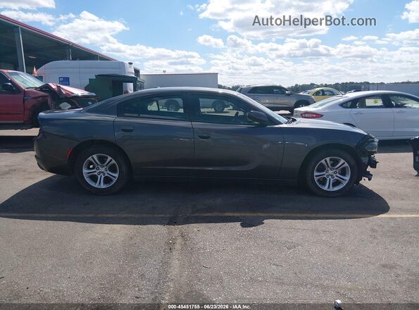 2C3CDXBG0KH717487 2019 DODGE CHARGER Gray Widok wnętrza 360 stopni