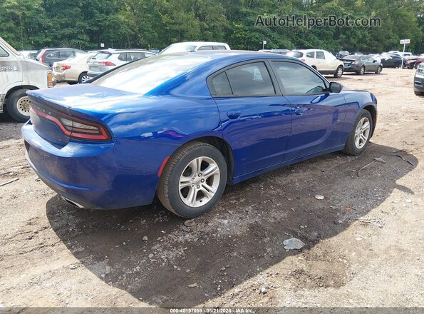 2C3CDXBG0LH195364 2020 DODGE CHARGER Blue Rear right