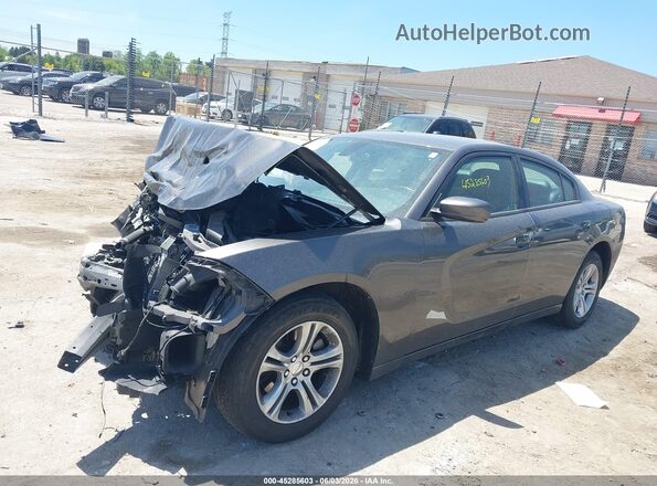 2C3CDXBG0MH632295 2021 DODGE CHARGER Gray Przód lewy