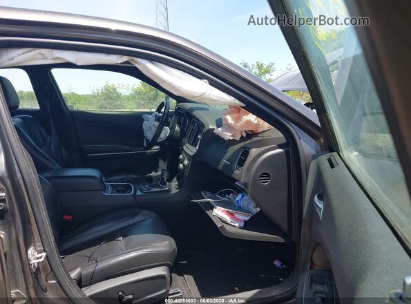 2C3CDXBG0MH632295 2021 DODGE CHARGER Gray Widok wnętrza z przodu