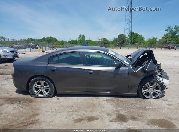 2C3CDXBG0MH632295 2021 DODGE CHARGER Gray Widok wnętrza z tyłu