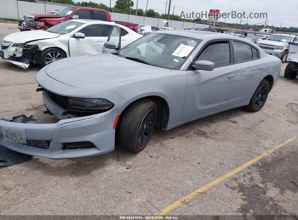 2C3CDXBG0NH109814 2022 DODGE CHARGER Silver Առջևի ձախ երեք քառորդ տեսարան