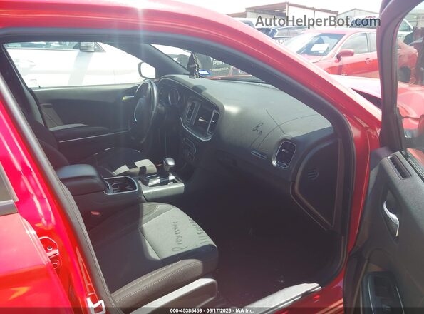 2C3CDXBG0NH126242 2022 DODGE CHARGER Red Вид салону спереду