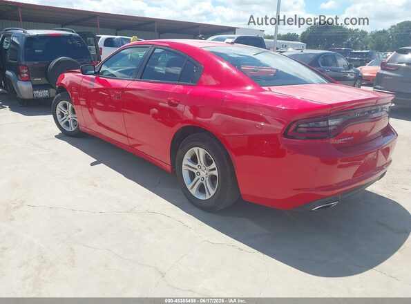 2C3CDXBG0NH126242 2022 DODGE CHARGER Red Задня ліва чверть