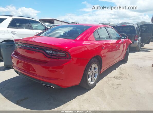 2C3CDXBG0NH126242 2022 DODGE CHARGER Red Задня права чверть
