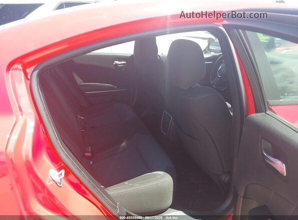 2C3CDXBG0NH126242 2022 DODGE CHARGER Red Вид наклейки з VIN-кодом