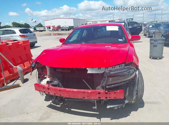 2C3CDXBG0NH126242 2022 DODGE CHARGER Red Вид задньої частини салону