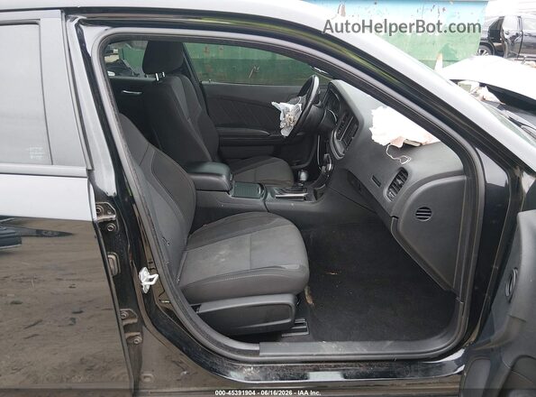 2C3CDXBG0NH153442 2022 DODGE CHARGER Black წინა სალონის ხედი