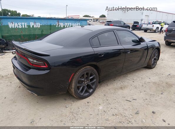 2C3CDXBG0NH153442 2022 DODGE CHARGER Black უკანა მარჯვენა