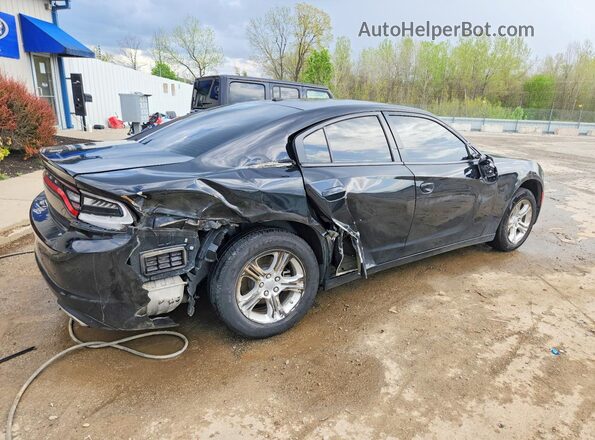 2C3CDXBG0NH261401 2022 DODGE CHARGER Black Հետևի աջ