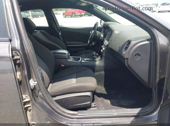 2C3CDXBG0PH568649 2023 DODGE CHARGER Gray Вид салону спереду