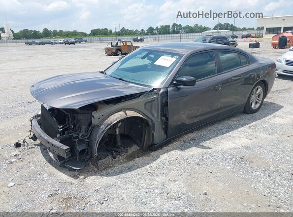 2C3CDXBG0PH568649 2023 DODGE CHARGER Gray Передня ліва чверть