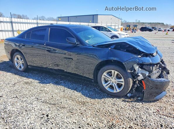 2C3CDXBG0PH661090 2023 DODGE CHARGER Black Przód prawy