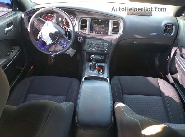 2C3CDXBG0PH661090 2023 DODGE CHARGER Black Widok deski rozdzielczej