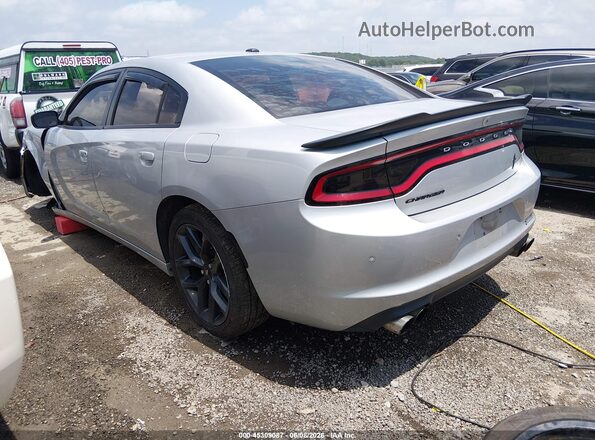 2C3CDXBG1KH604695 2019 DODGE CHARGER Silver Задня ліва чверть