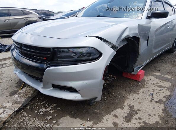 2C3CDXBG1KH604695 2019 DODGE CHARGER Silver Вид спереду