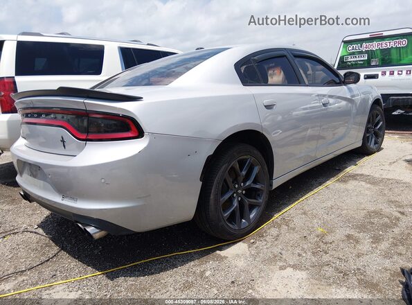 2C3CDXBG1KH604695 2019 DODGE CHARGER Silver Задня права чверть