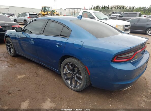 2C3CDXBG1MH508889 2021 DODGE CHARGER Blue უკანა მარცხენა