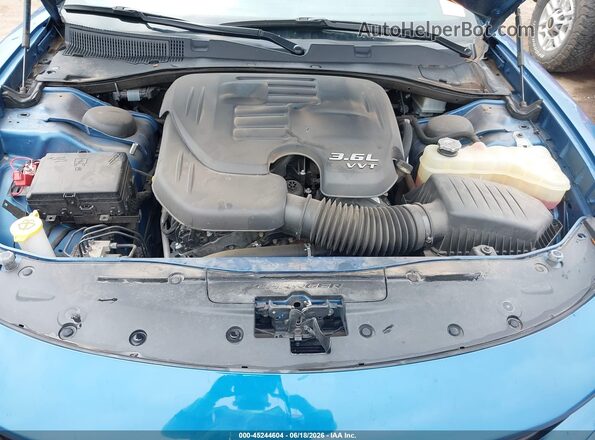 2C3CDXBG1MH508889 2021 DODGE CHARGER Blue უკანა ხედი