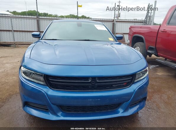 2C3CDXBG1MH508889 2021 DODGE CHARGER Blue ხელსაწყოთა პანელის ხედი