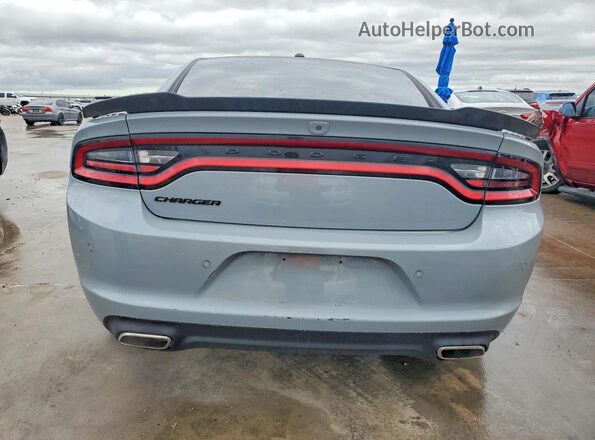 2C3CDXBG1MH633715 2021 DODGE CHARGER Gray Вид ззаду