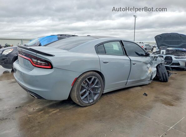 2C3CDXBG1MH633715 2021 DODGE CHARGER Gray Задня права чверть