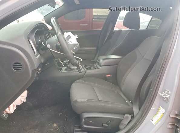 2C3CDXBG1MH633715 2021 DODGE CHARGER Gray Вид салону спереду