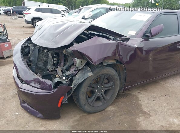 2C3CDXBG1MH636095 2021 DODGE CHARGER Purple Front view