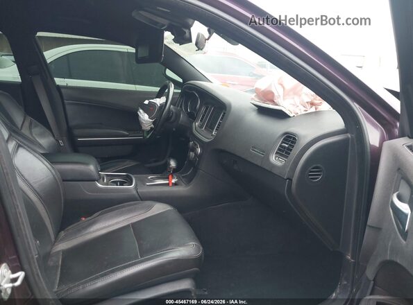 2C3CDXBG1MH636095 2021 DODGE CHARGER Purple Front interior view