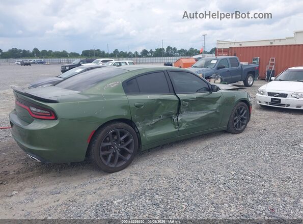 2C3CDXBG1NH133197 2022 DODGE CHARGER Green Tył prawy