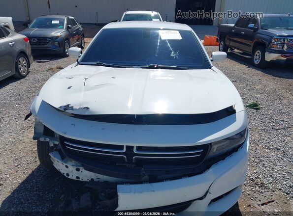 2C3CDXBG2GH109056 2016 DODGE CHARGER White Instrument cluster view